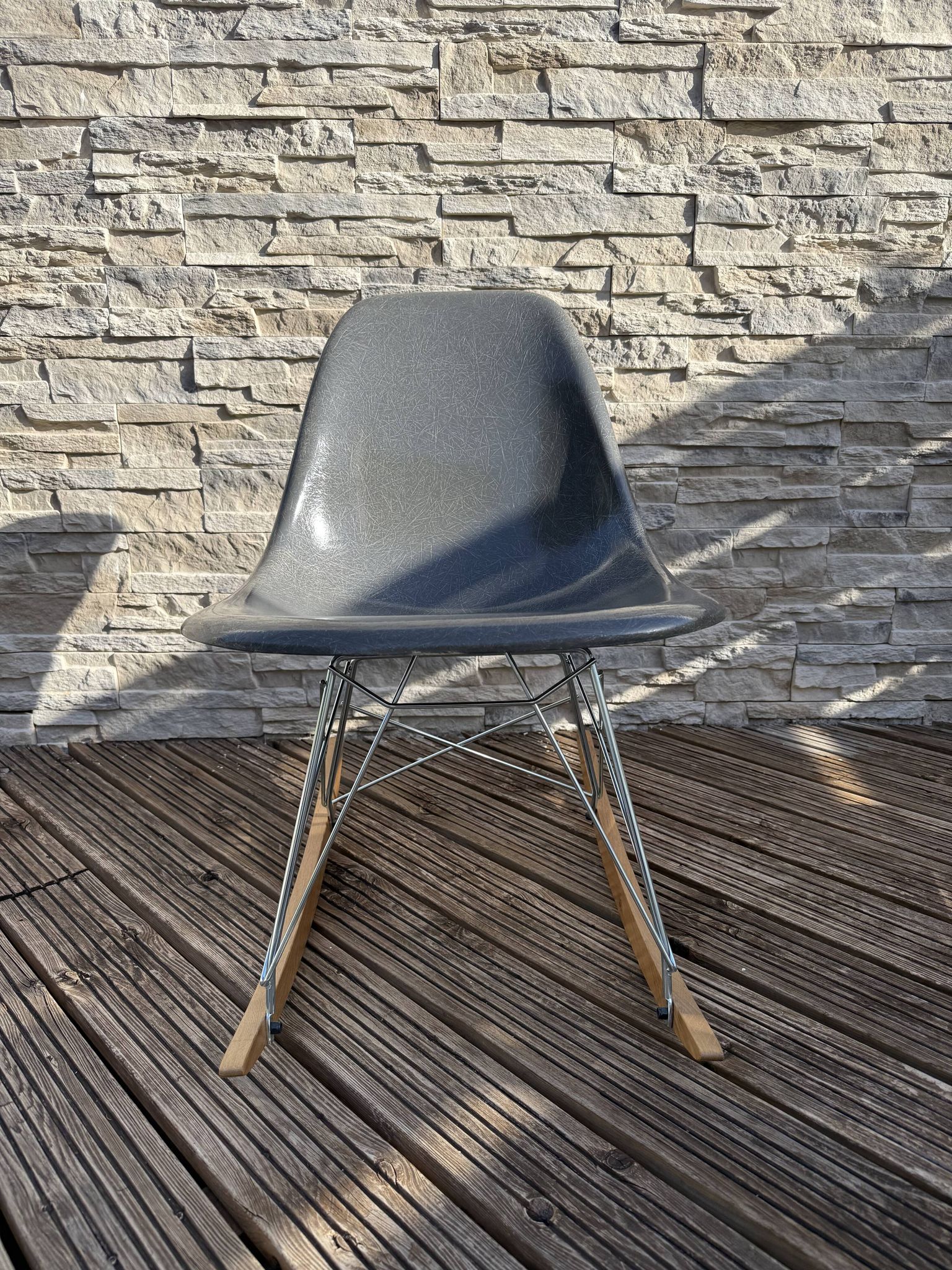 Eames Herman Miller rocking chair US 60s no Vitra