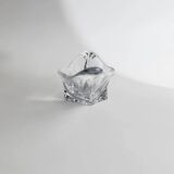 Clear Murano Glass Bowl by Richard Ginori, Heavy Art Glass, 1970s Italian Mid-Century Design