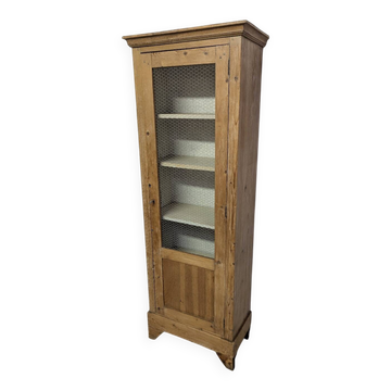 Armoire Lingère Bibliothèque Vitrine Patine Shabby Vintage