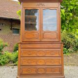 Impressive Castle Commode Forming Showcase From Louis XIV XVIII Eme Century