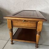 Cherry wood coffee table