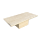 Table basse en travertin vintage, 1970