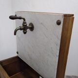 Bathroom furniture with marble
