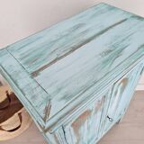 Parisian buffet with blue patina