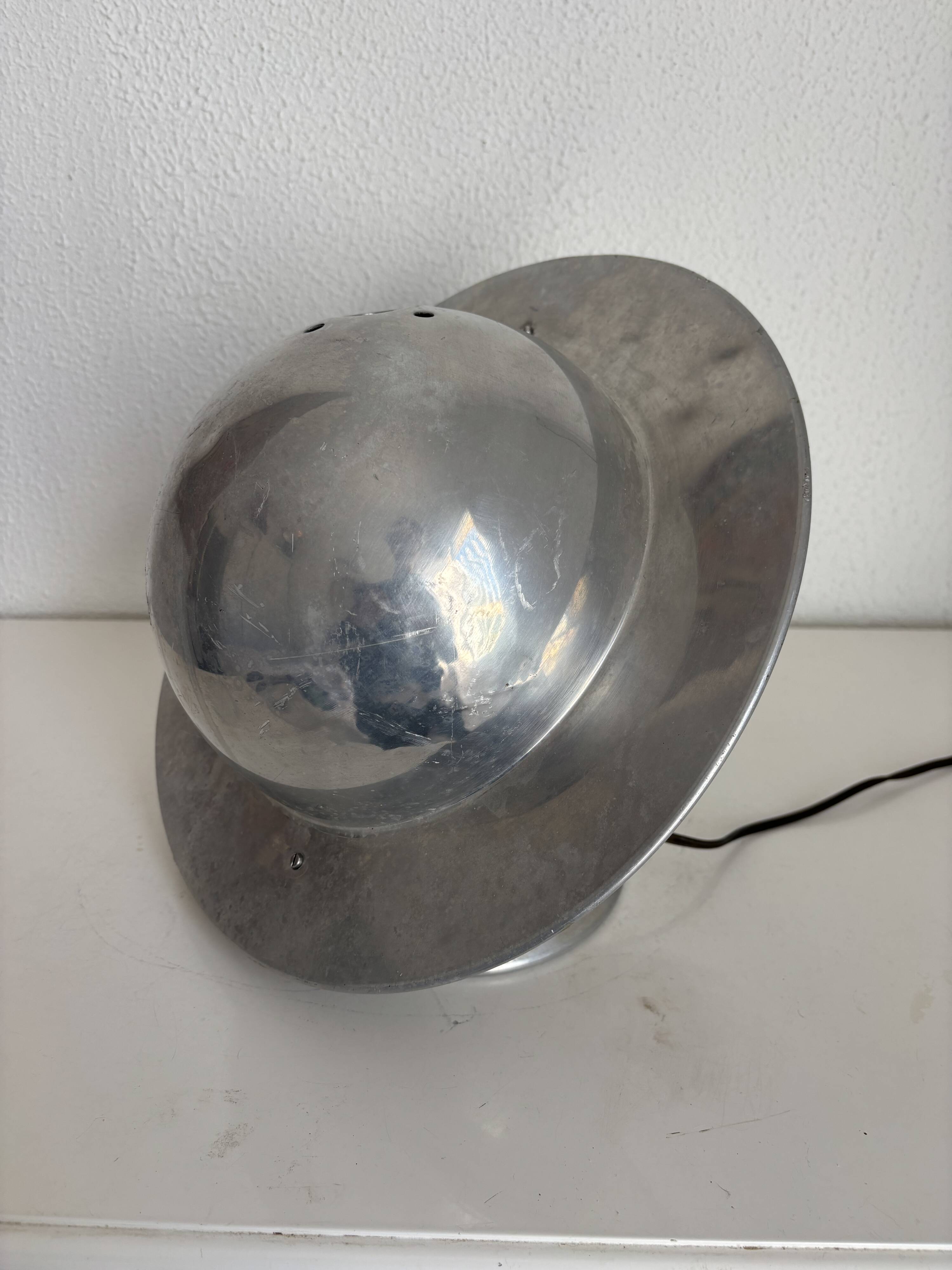 Rare French fibre optic lamp "La Sphérique" from the 1970s Space Age.