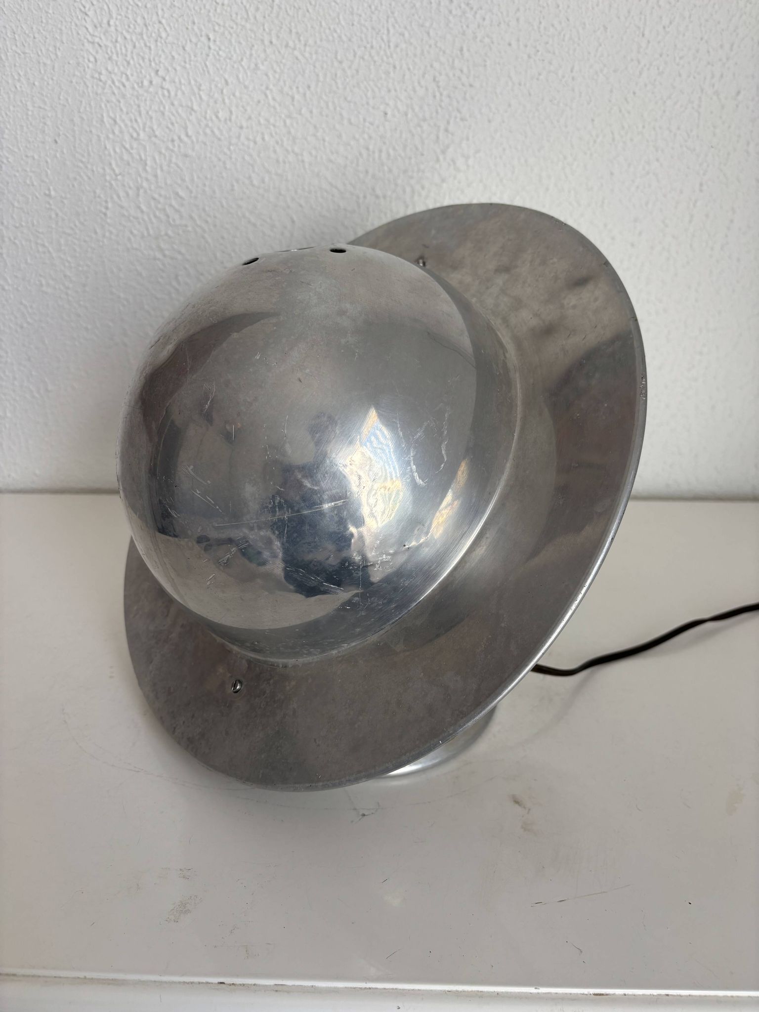 Rare French fibre optic lamp "La Sphérique" from the 1970s Space Age.