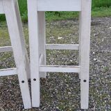 Set of 6 wooden stools