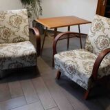 Set of 2 Style Halabala Lounge Armchairs