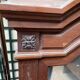 Trumeau grand miroir bois
