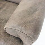 Buffalo leather De Sede style lounge chair, 1960's