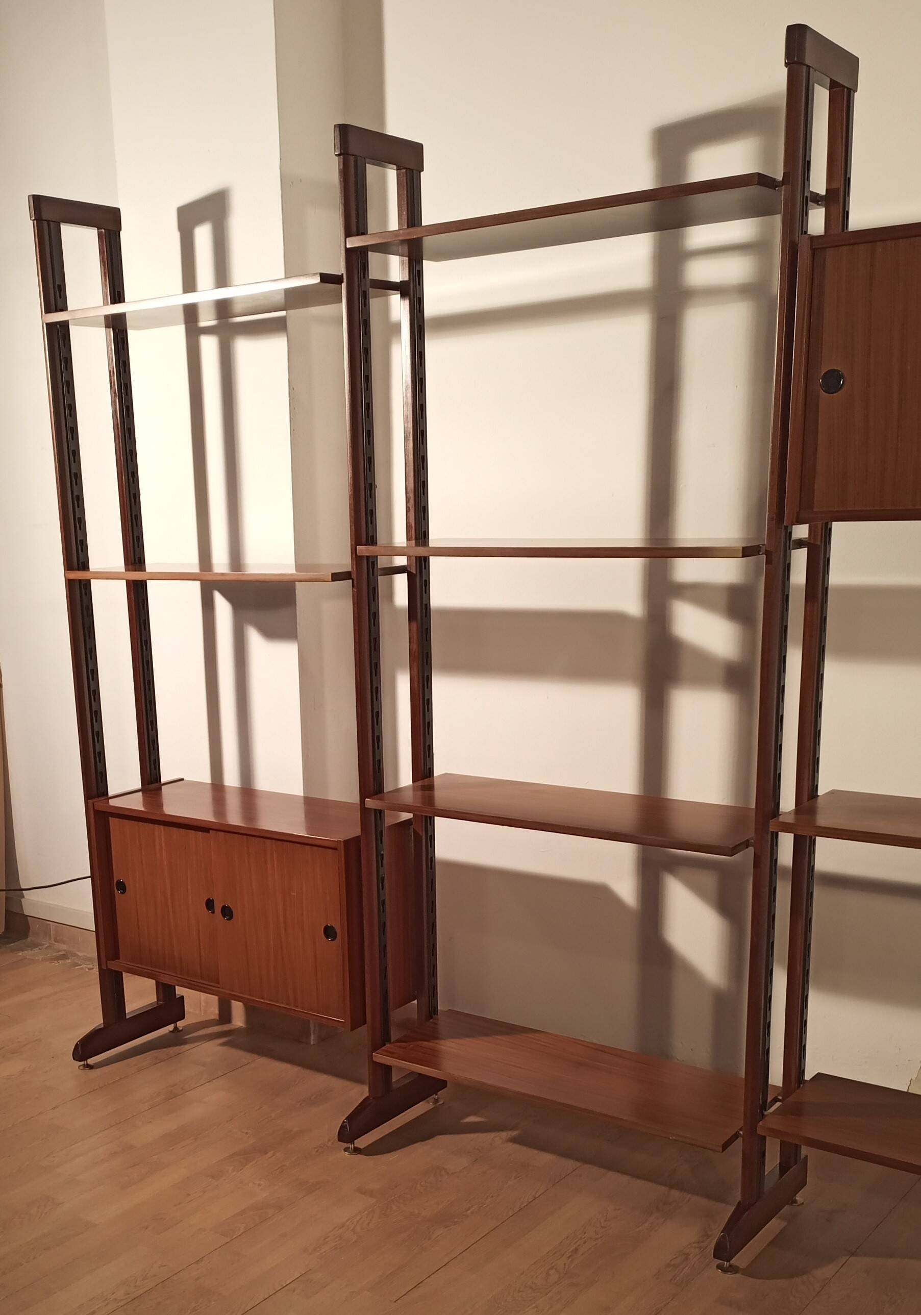 Vintage Modular Teak Bookcase, 1960s