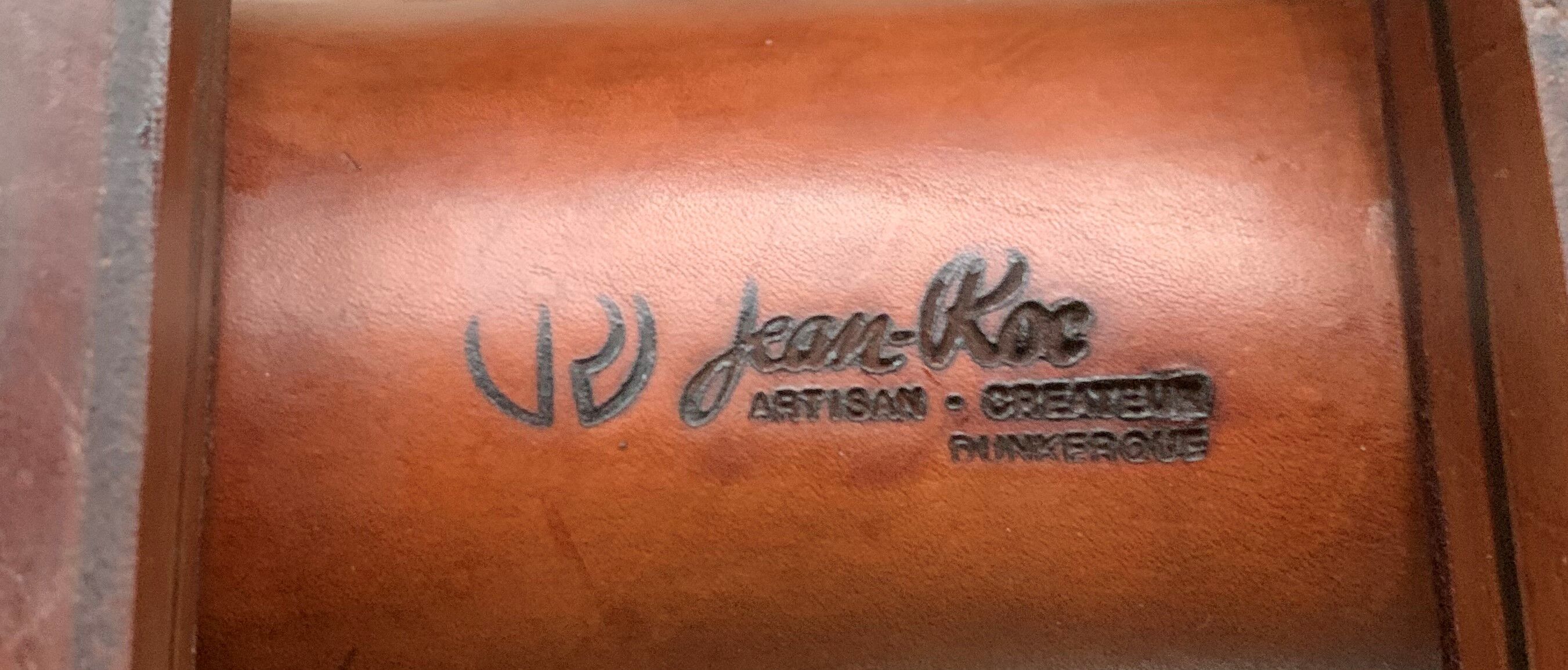 Leather magazine door 60s signed Jean Roc Dunkerque