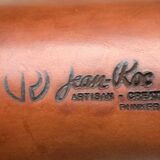 Leather magazine door 60s signed Jean Roc Dunkerque