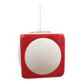 Suspension en forme de dés de poker par Hoyrup Lighting, 1976, Danemark