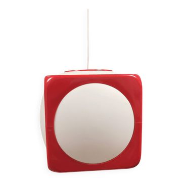 Vintage Poker Dice pendant lamp by Hoyrup Lighting, 1976, Denmark.