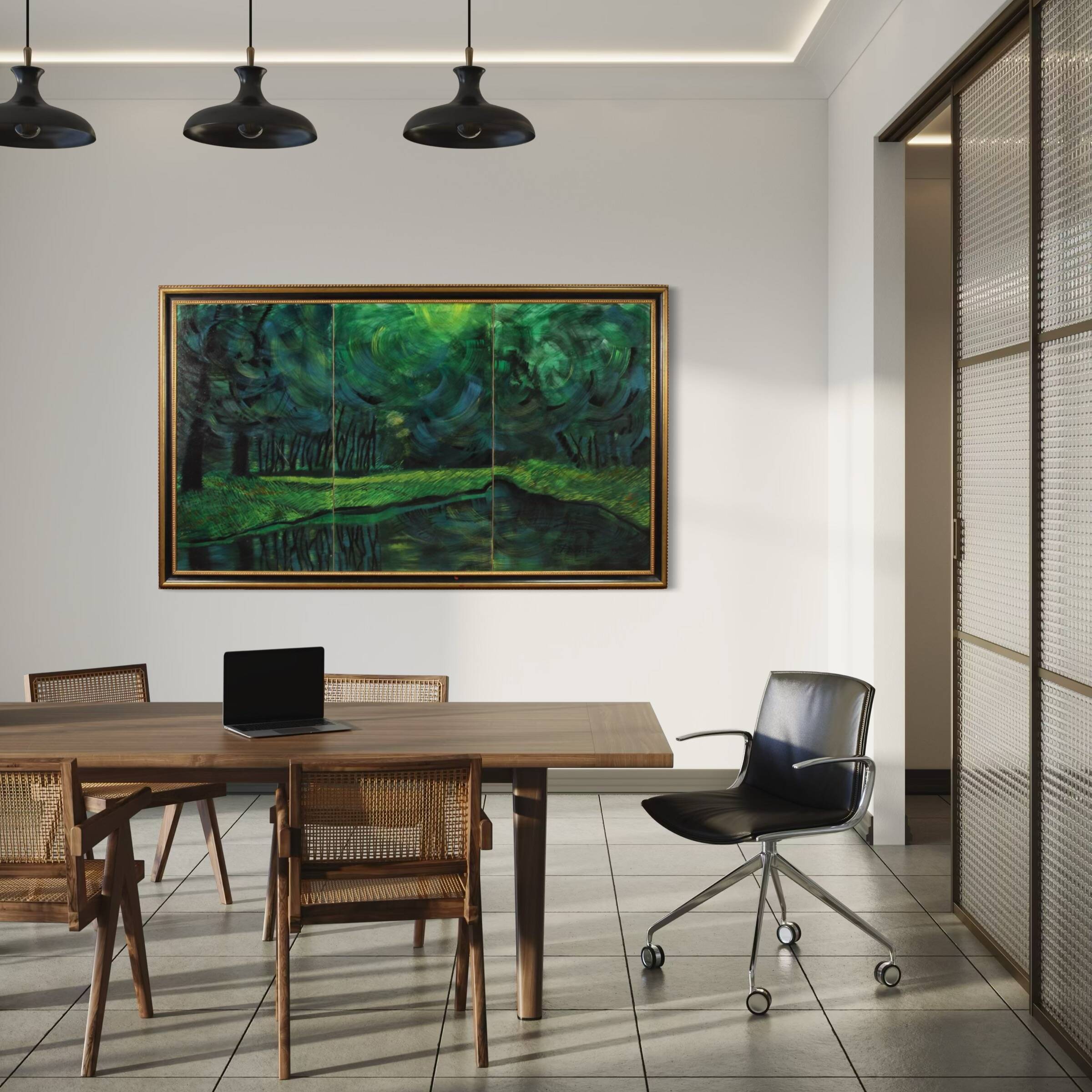 Great Italian painting dated 1993