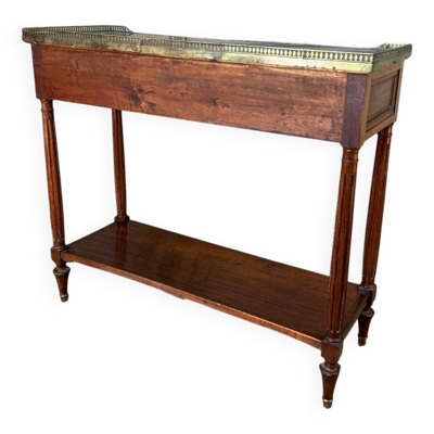 Console En Acajou Louis XVI, XVIIIème siècle