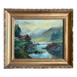 Canvas, mountain landscape by Chatelin
