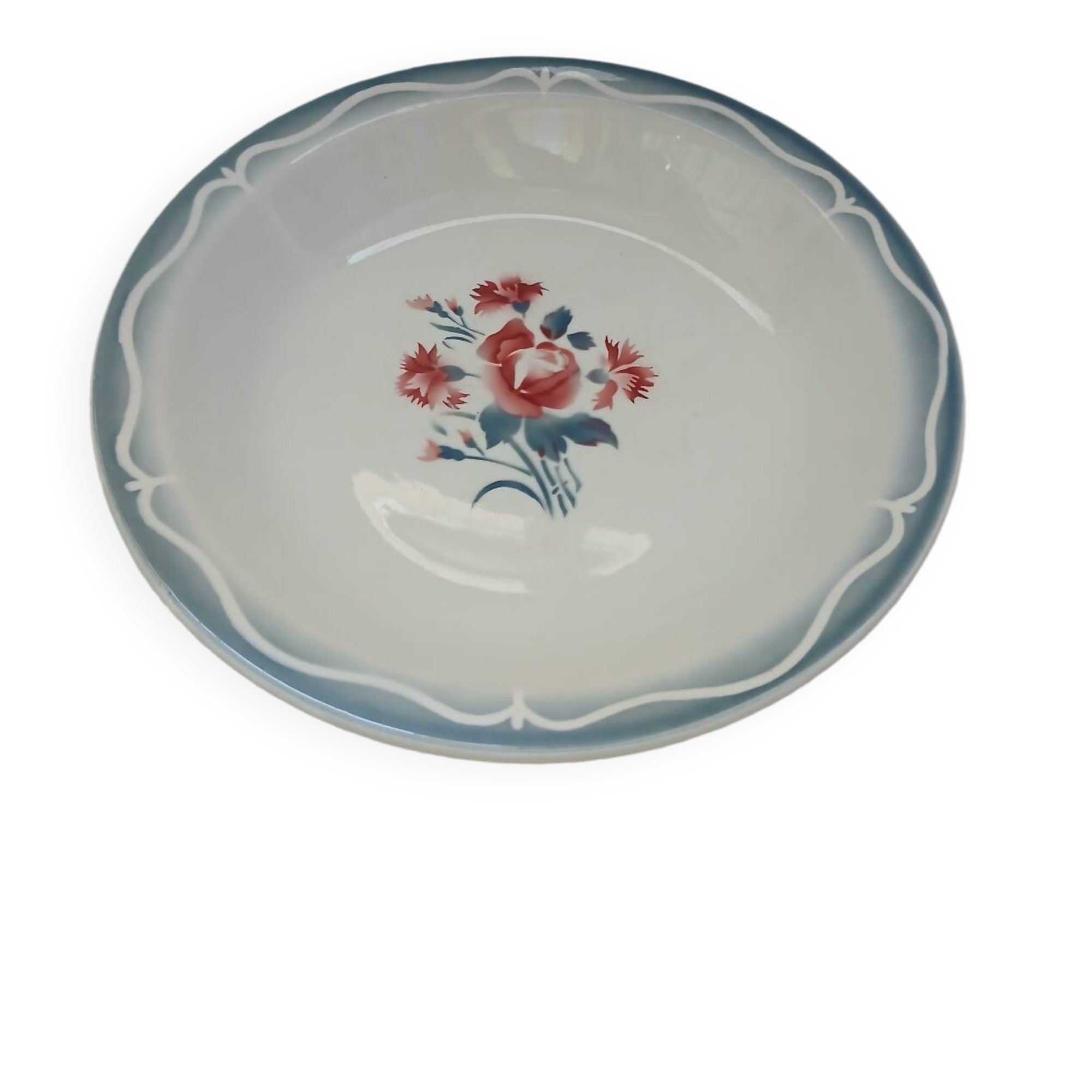 Old Digoin and Sarreguemines dish