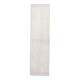 Tapis de couloir vintage en laine fait main blanc 2x8, 67x246 cm