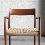 Set of 4 dining chairs, model 57, by Niels O. Moller, Denmark, 1960s