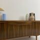 vintage walnut sideboard