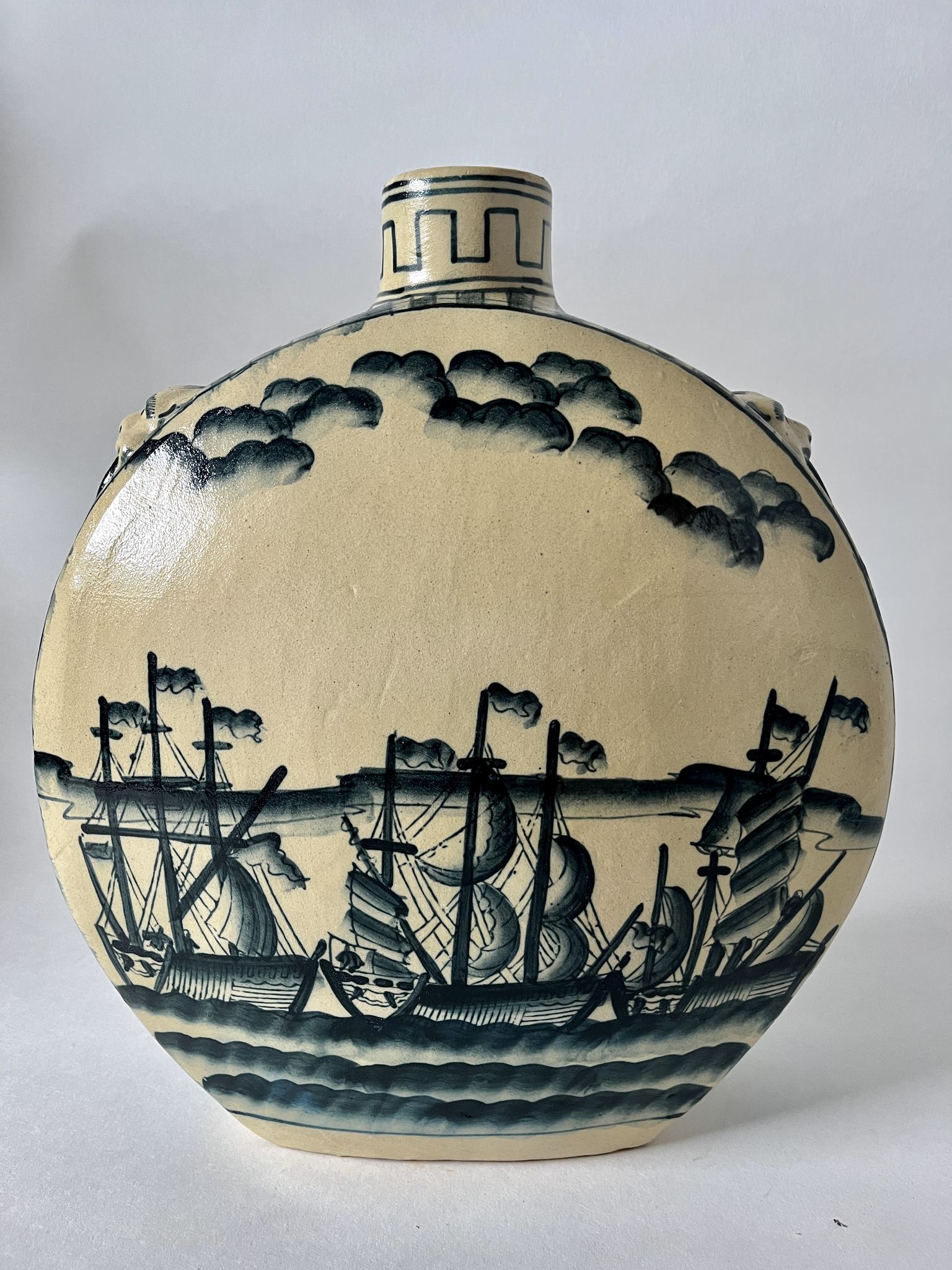 Vase gourde style chinois XXe