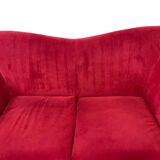 Vintage pink and red sofa
