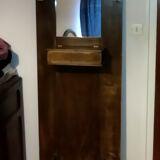 Old cloakroom coat rack