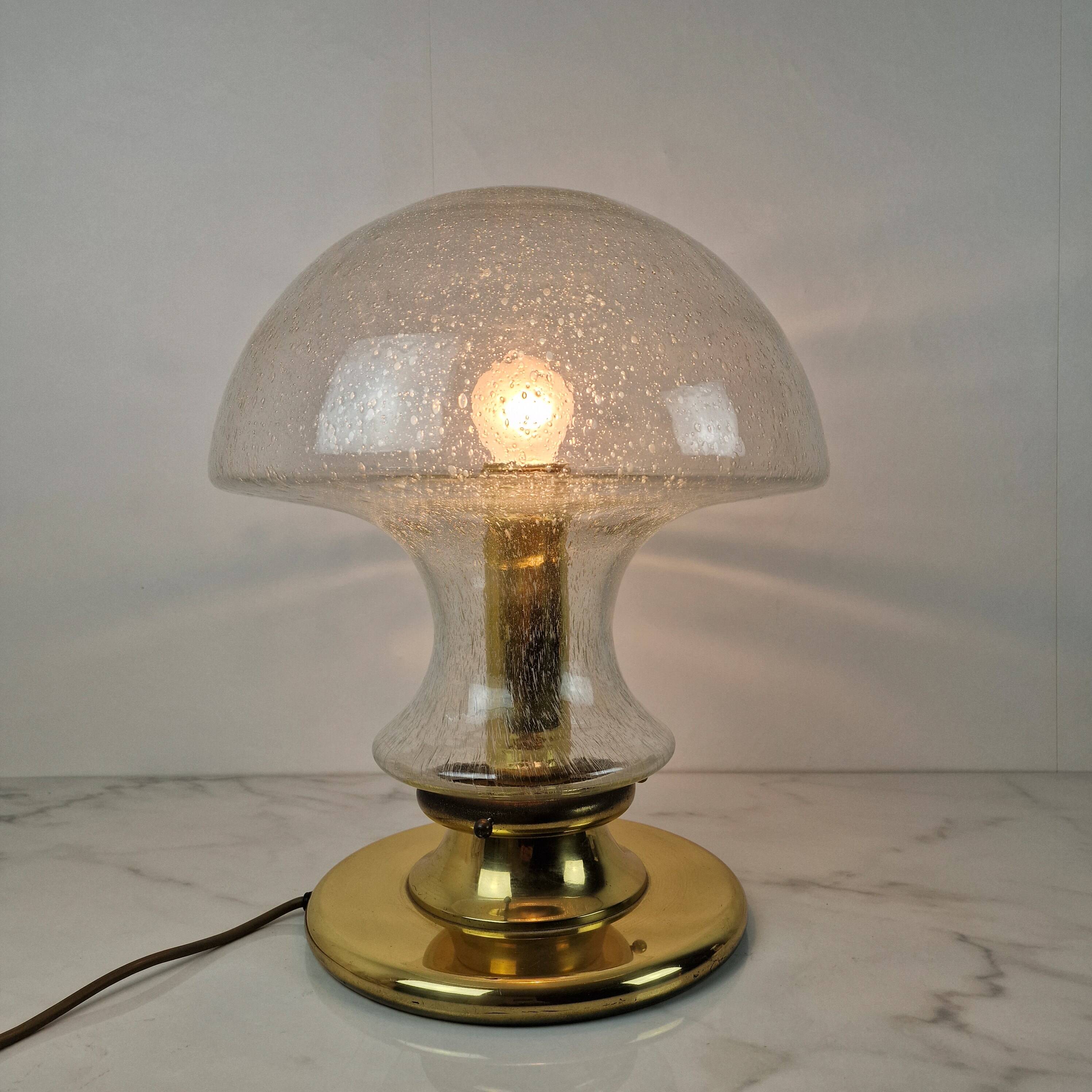 Large sculptural table lamp by Baum-Leuchten, Neheim-Hüsten, Germany, 1970s