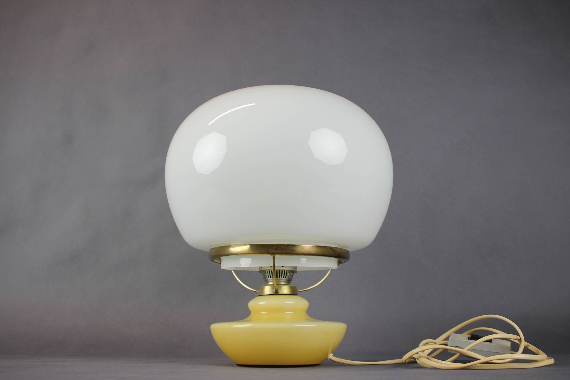 Mid-century Large Table Lamp from Valašské Meziříčí, Czechoslovakia, 1960s