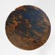 French Round Side Table in Oak with Blue Top, 1850s