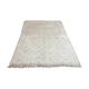 White berbere wool carpet with black dots 200x290cm
