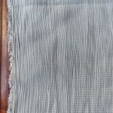 Blue vintage striped fabric