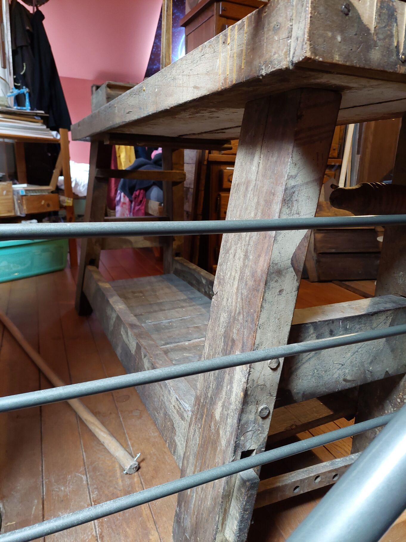 former carpenter's workbench