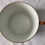 Jammet Seignolles Limoges porcelain and gold cup