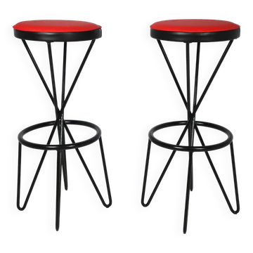 2 Thonet Stools 1950