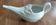 Old white vintage saucière
