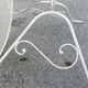Antique garden furniture in full metal iron
