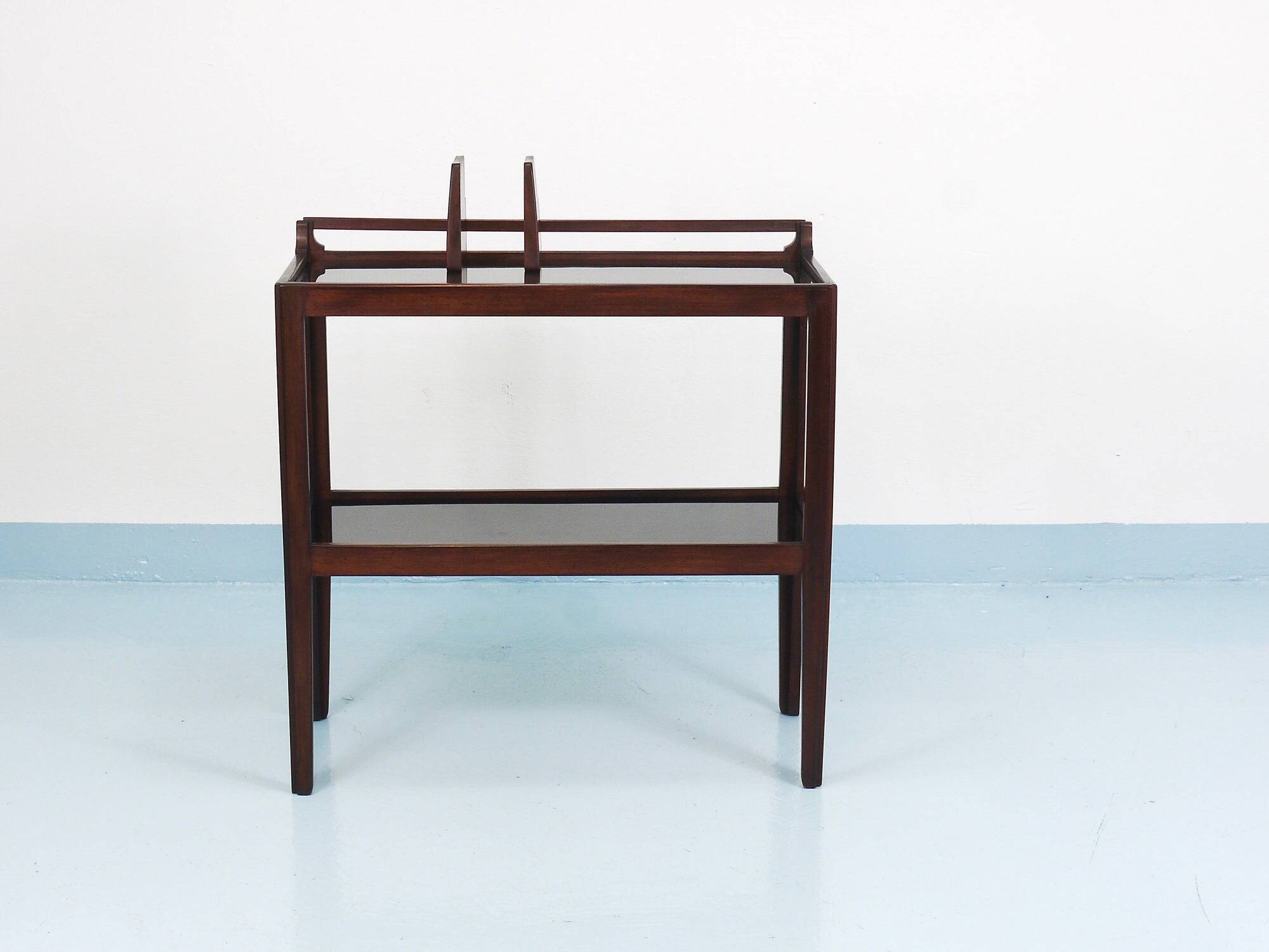 Hagenauer Jirasek unique side table, book shelf, Vienna, 1940s