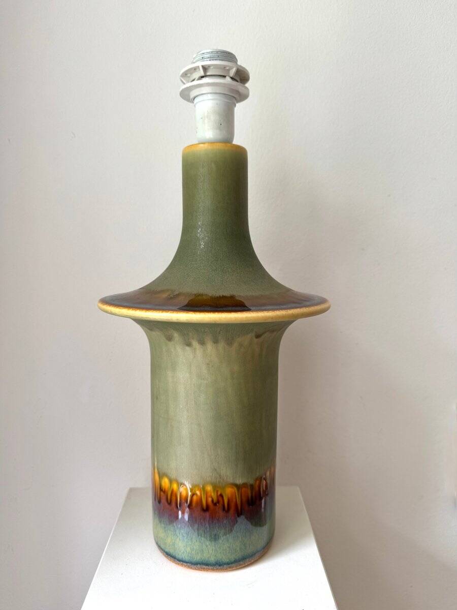 Vintage Danish table lamp by Einar Johansen for Søholm Stoneware, 1970s