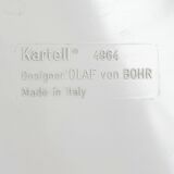 Cabinet blanc modèle “4964” par Olaf Von Bohr pour Kartell, 1970