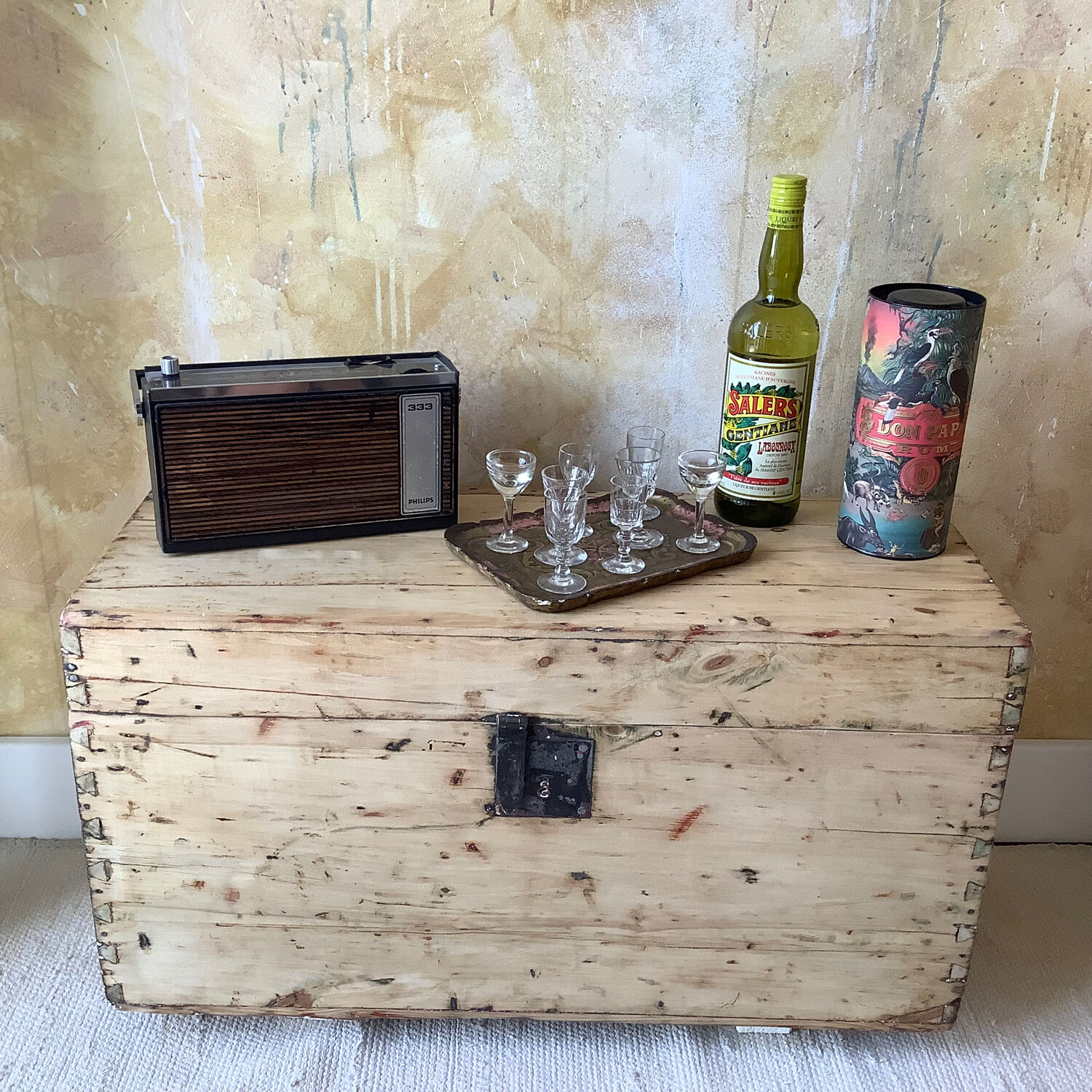 Wooden chest