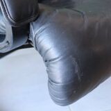 Siesta armchair Westnofa ingmar relling vintage black leather