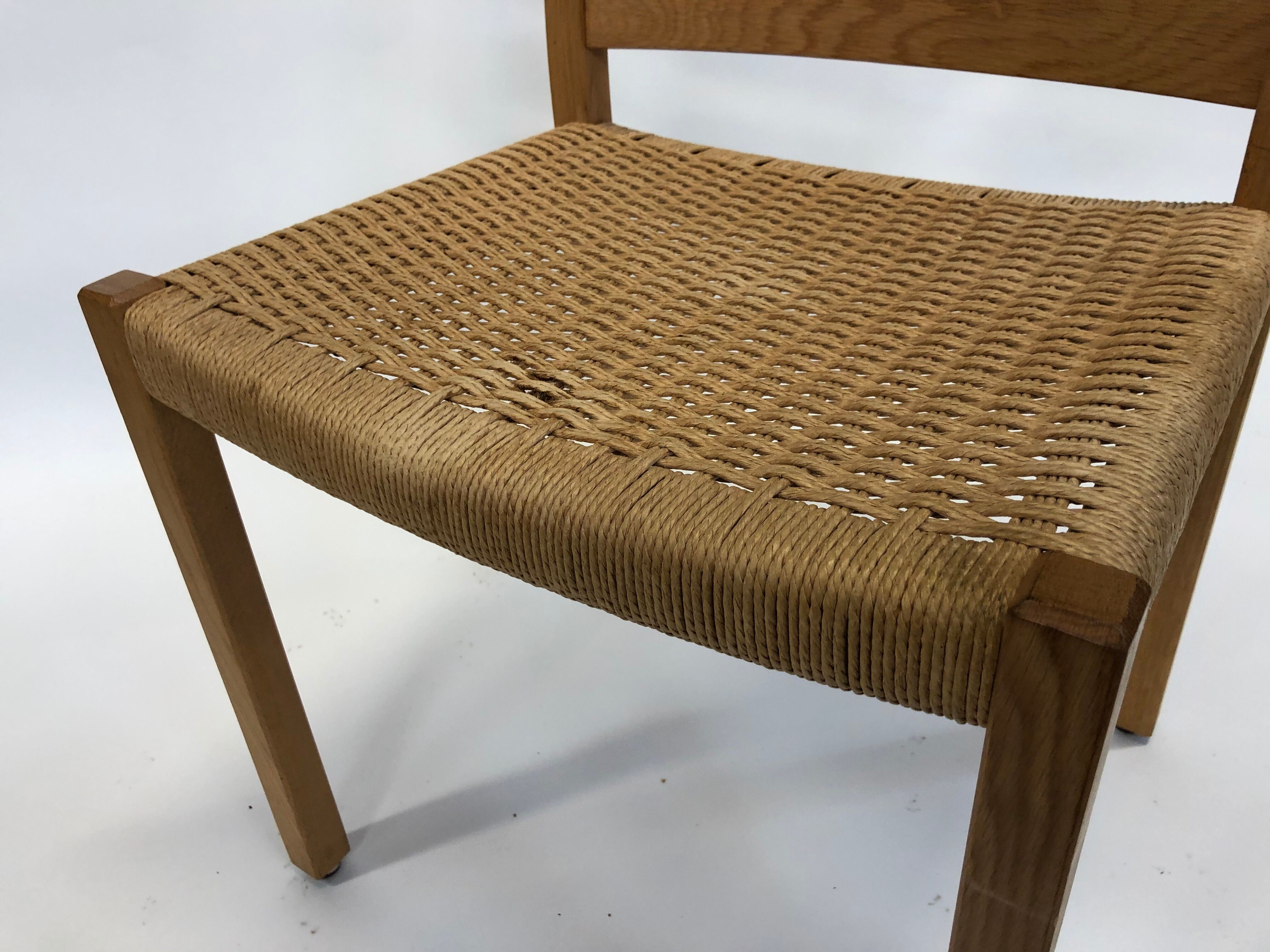Vintage chair JL Muller M-belfabrik model No. 408 design 1960 Denmark