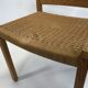 Vintage chair JL Muller M-belfabrik model No. 408 design 1960 Denmark