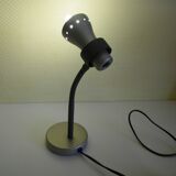 Table lamp, tiltable, gray metal