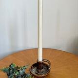 Vintage ceramic stoneware candle holder 1950