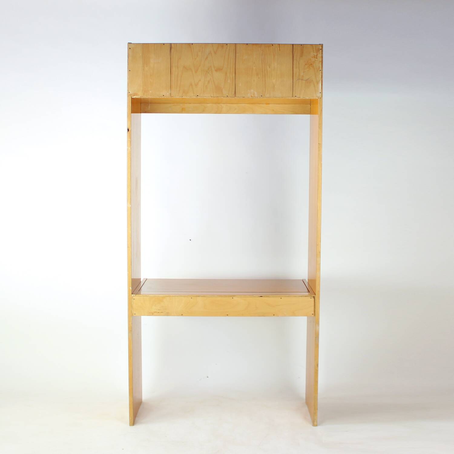 Architectural Mid Century Dressing Table With Hidden Compartment, Czechoslo