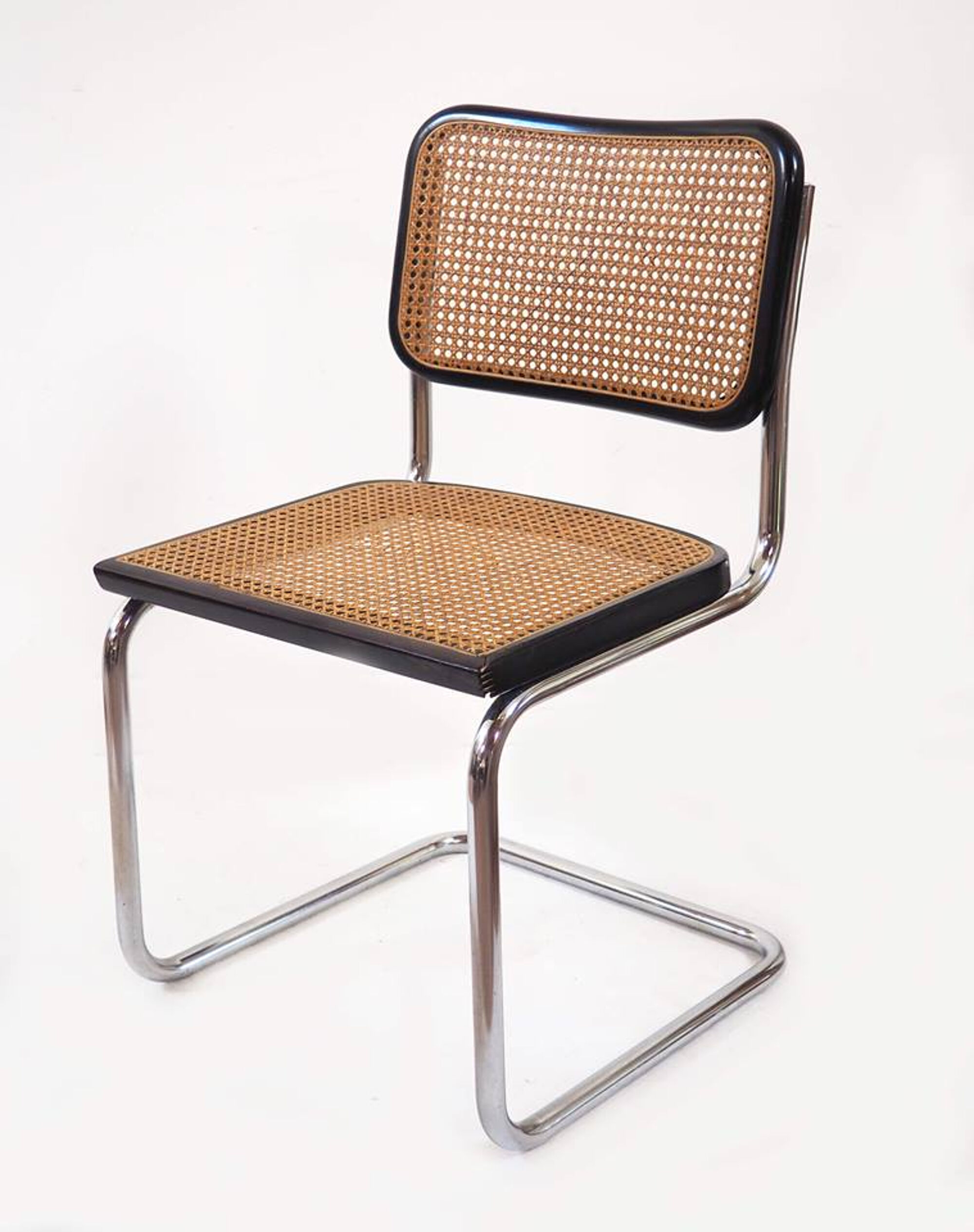 Paire de chaises Cesca B32 Marcel Breuer noire